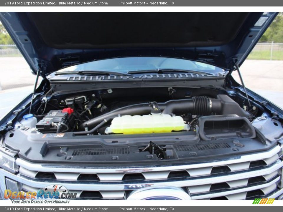 2019 Ford Expedition Limited Blue Metallic / Medium Stone Photo #27