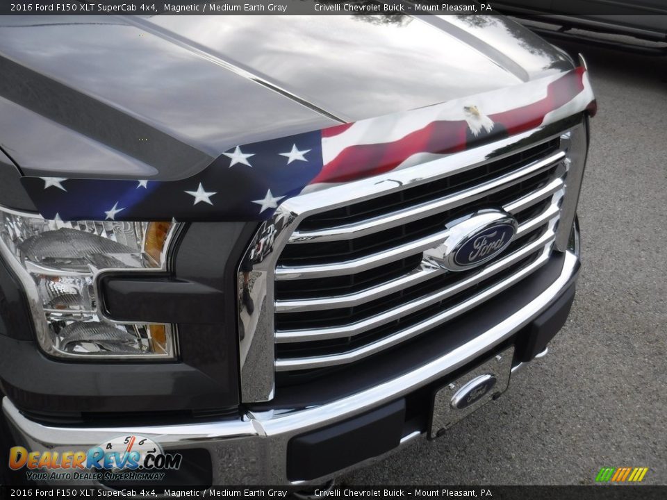 2016 Ford F150 XLT SuperCab 4x4 Magnetic / Medium Earth Gray Photo #12