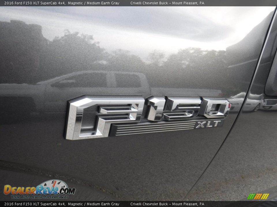 2016 Ford F150 XLT SuperCab 4x4 Magnetic / Medium Earth Gray Photo #13