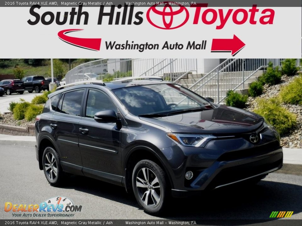 2016 Toyota RAV4 XLE AWD Magnetic Gray Metallic / Ash Photo #1