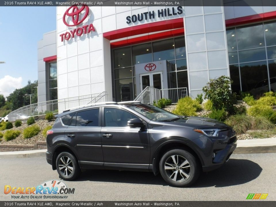 2016 Toyota RAV4 XLE AWD Magnetic Gray Metallic / Ash Photo #2