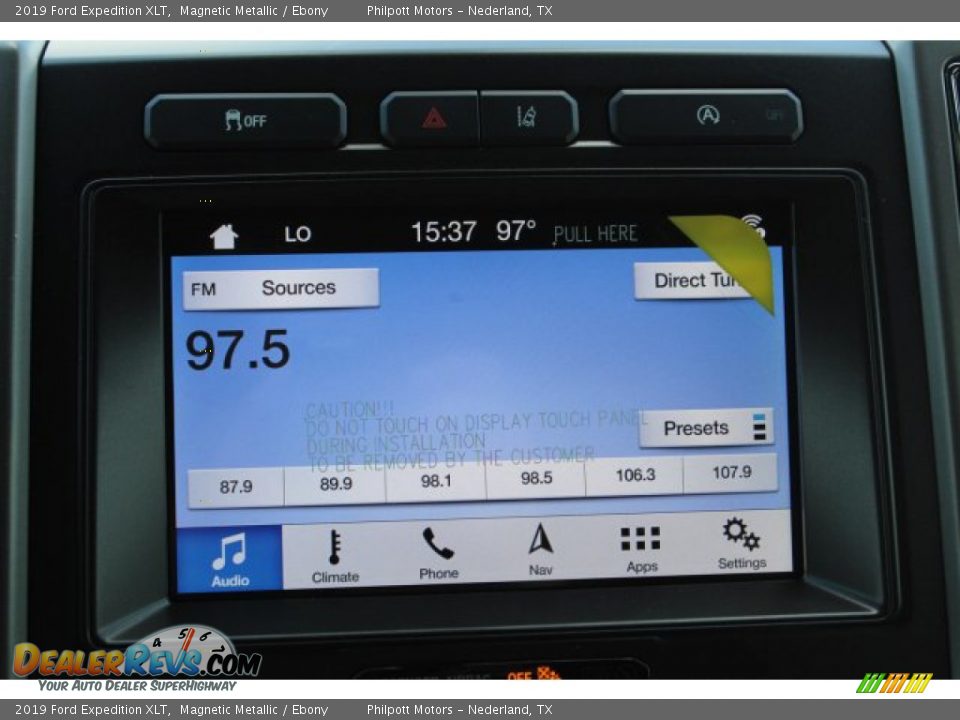 2019 Ford Expedition XLT Magnetic Metallic / Ebony Photo #17