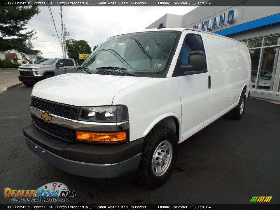2019 Chevrolet Express 2500 Cargo Extended WT Summit White / Medium Pewter Photo #2