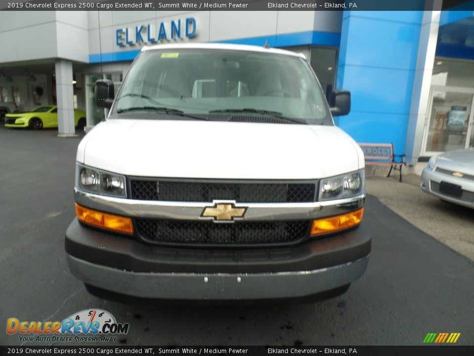 2019 Chevrolet Express 2500 Cargo Extended WT Summit White / Medium Pewter Photo #3