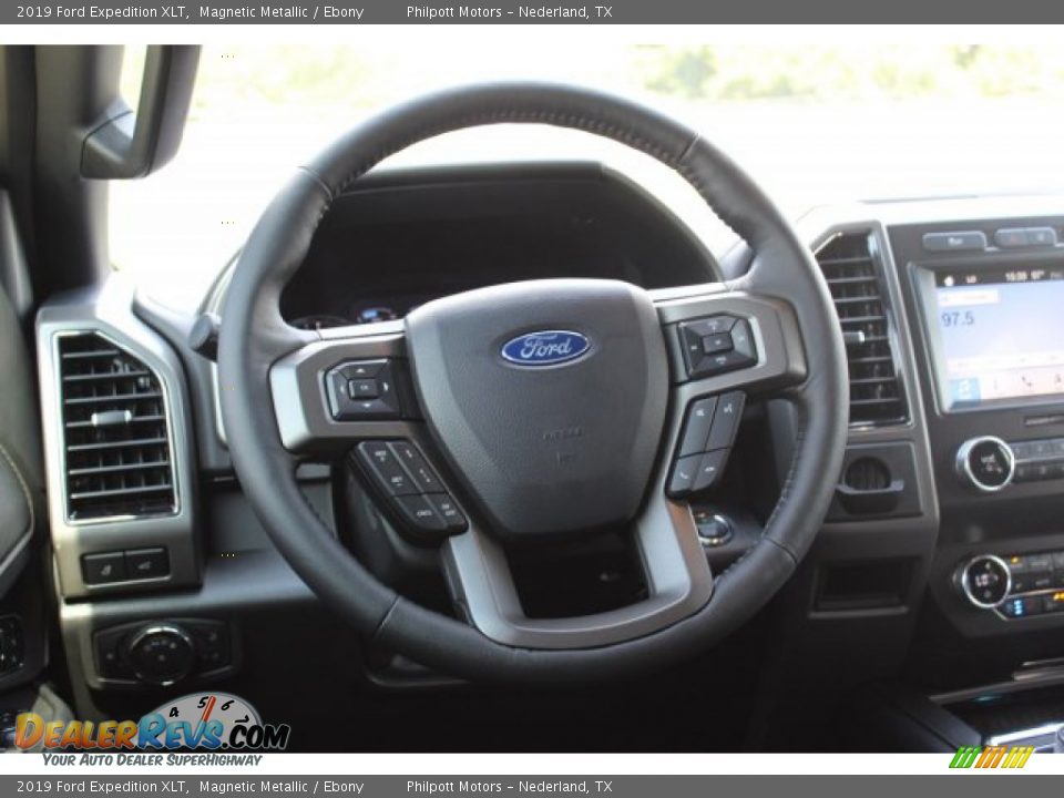 2019 Ford Expedition XLT Magnetic Metallic / Ebony Photo #28