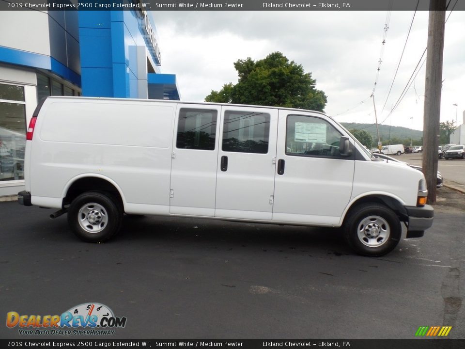 2019 Chevrolet Express 2500 Cargo Extended WT Summit White / Medium Pewter Photo #6