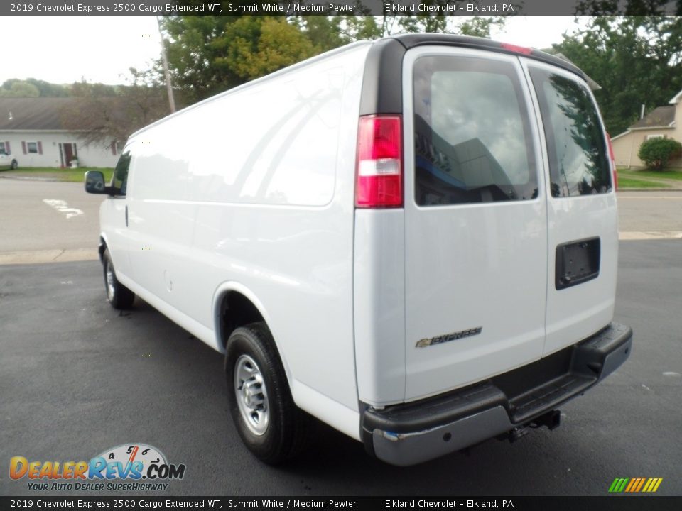 2019 Chevrolet Express 2500 Cargo Extended WT Summit White / Medium Pewter Photo #9