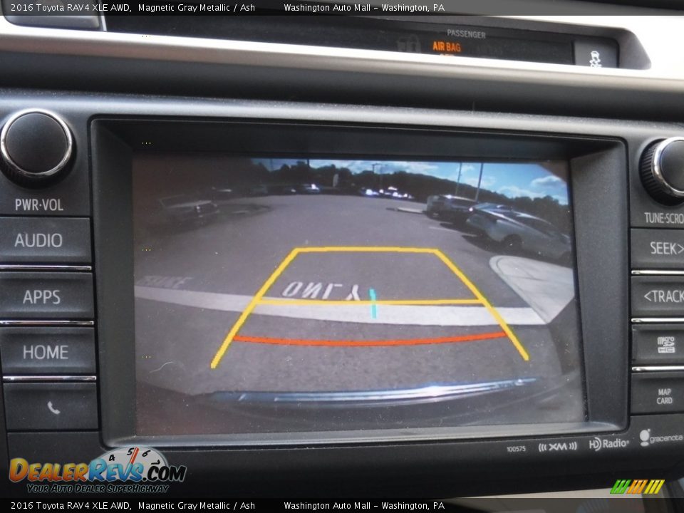 2016 Toyota RAV4 XLE AWD Magnetic Gray Metallic / Ash Photo #17