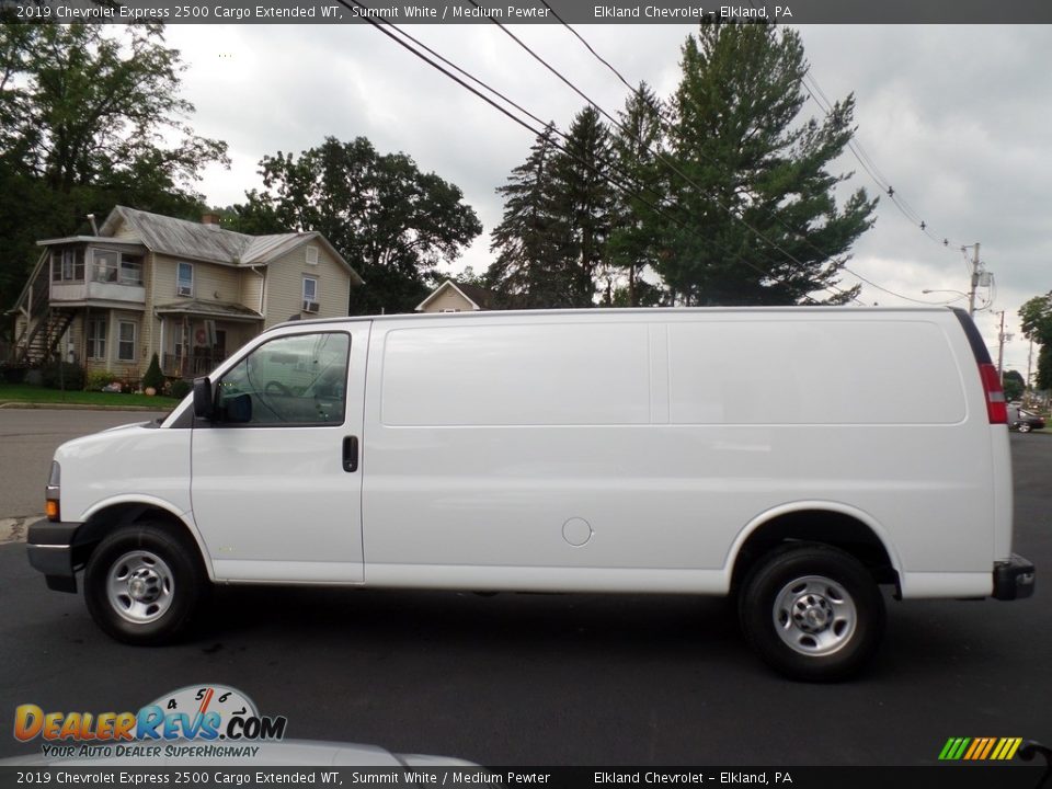2019 Chevrolet Express 2500 Cargo Extended WT Summit White / Medium Pewter Photo #10