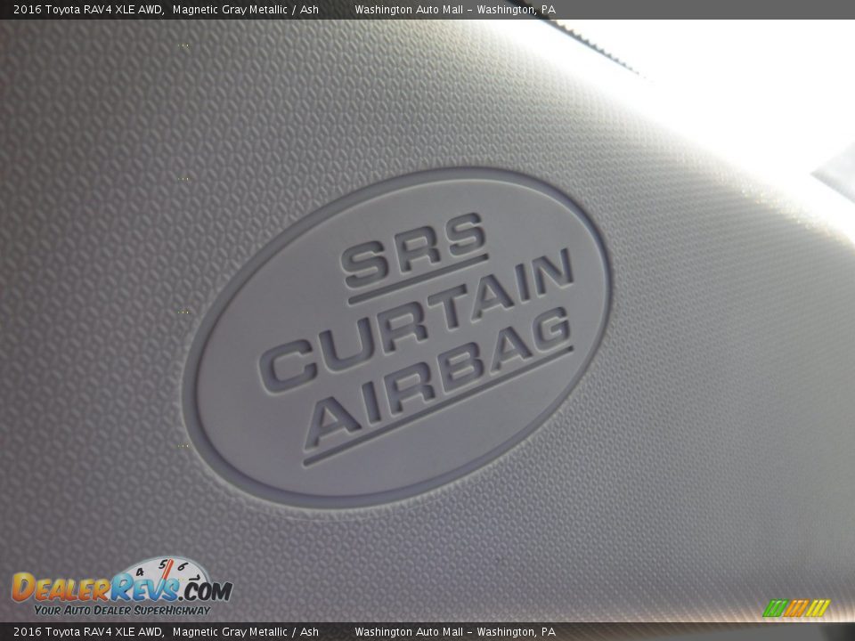 2016 Toyota RAV4 XLE AWD Magnetic Gray Metallic / Ash Photo #20