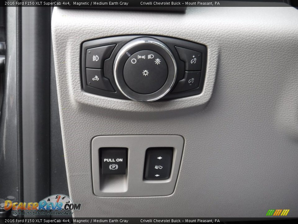 2016 Ford F150 XLT SuperCab 4x4 Magnetic / Medium Earth Gray Photo #28