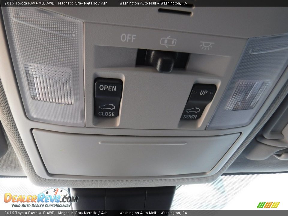 2016 Toyota RAV4 XLE AWD Magnetic Gray Metallic / Ash Photo #21