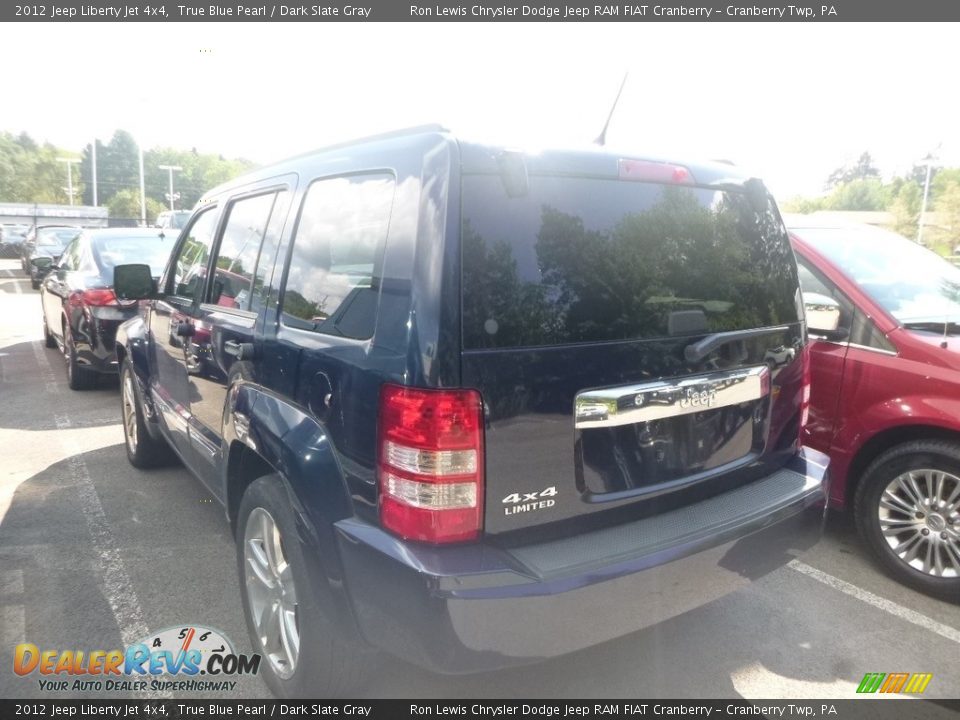 2012 Jeep Liberty Jet 4x4 True Blue Pearl / Dark Slate Gray Photo #3