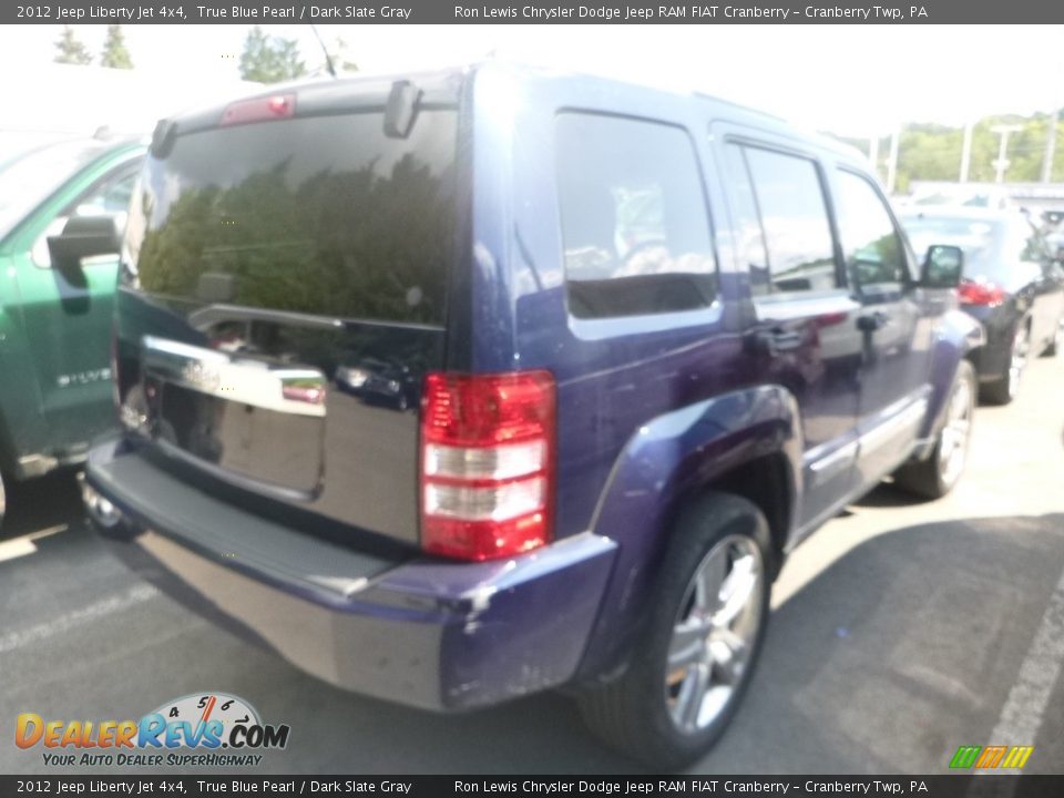 2012 Jeep Liberty Jet 4x4 True Blue Pearl / Dark Slate Gray Photo #4