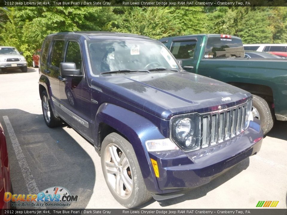 2012 Jeep Liberty Jet 4x4 True Blue Pearl / Dark Slate Gray Photo #5