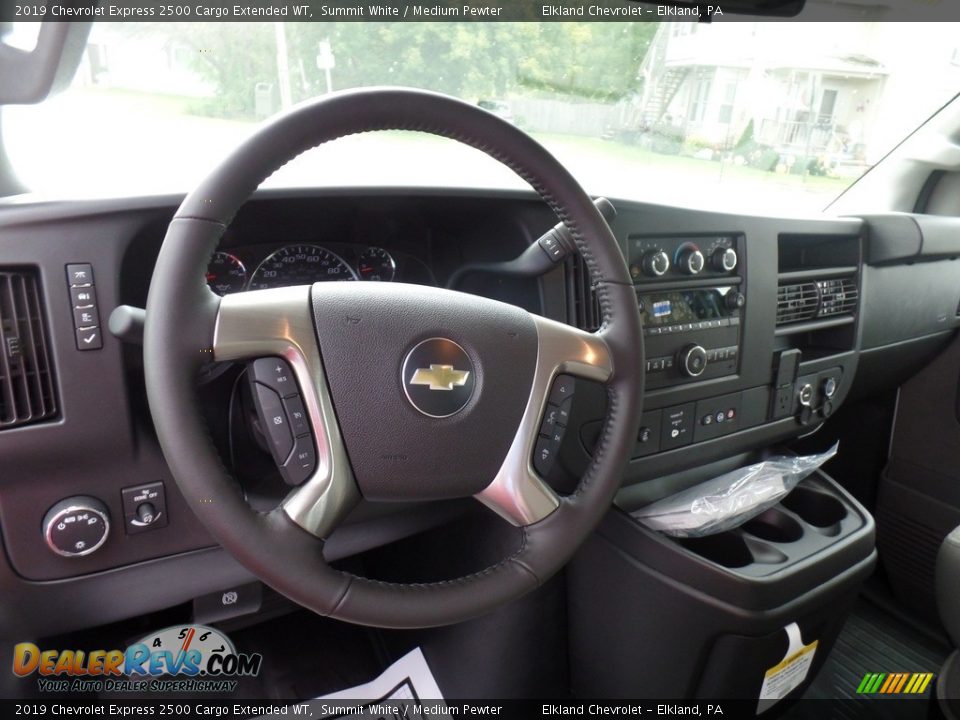 2019 Chevrolet Express 2500 Cargo Extended WT Summit White / Medium Pewter Photo #19