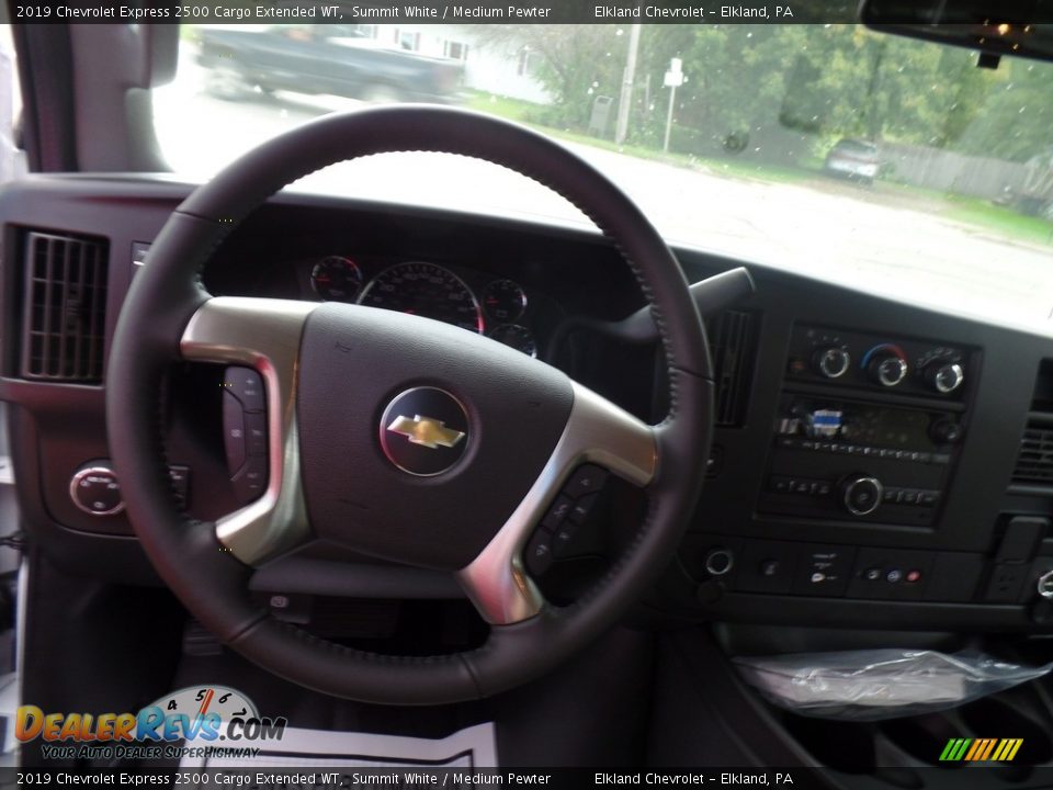 2019 Chevrolet Express 2500 Cargo Extended WT Summit White / Medium Pewter Photo #20