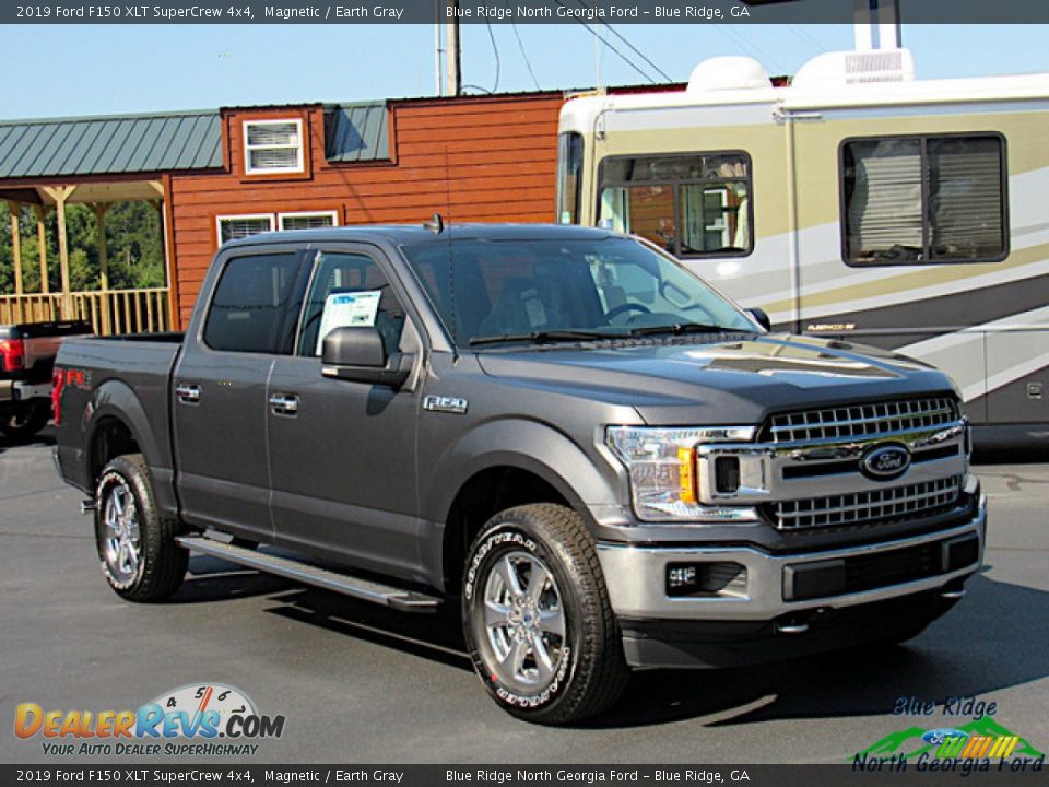 2019 Ford F150 XLT SuperCrew 4x4 Magnetic / Earth Gray Photo #7