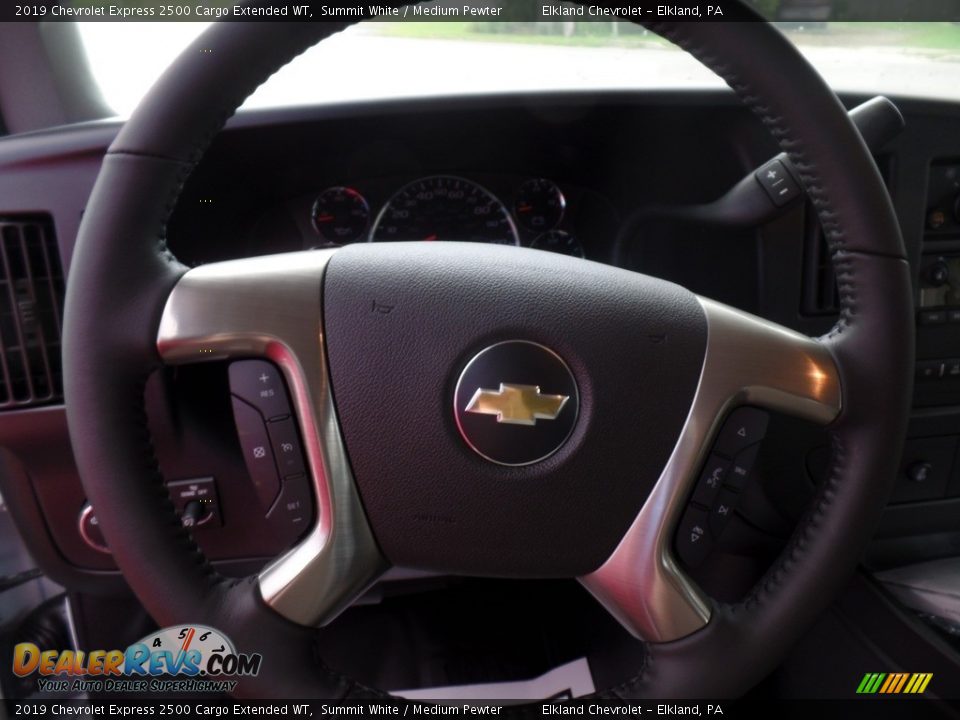 2019 Chevrolet Express 2500 Cargo Extended WT Summit White / Medium Pewter Photo #21