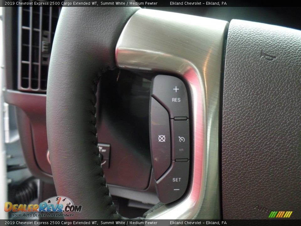 2019 Chevrolet Express 2500 Cargo Extended WT Summit White / Medium Pewter Photo #23