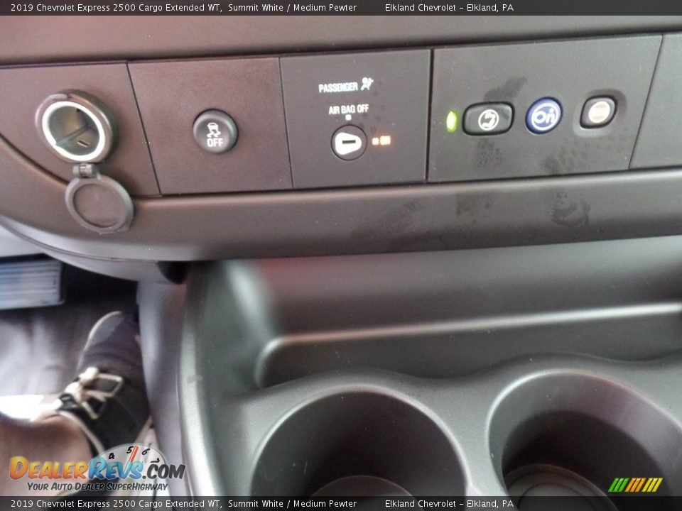 2019 Chevrolet Express 2500 Cargo Extended WT Summit White / Medium Pewter Photo #28