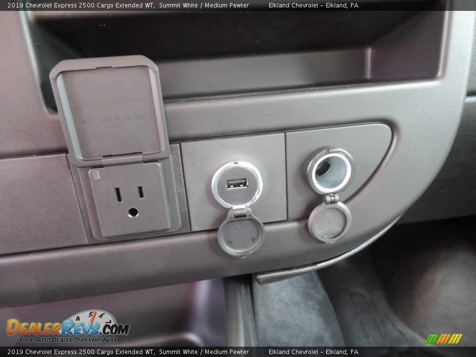2019 Chevrolet Express 2500 Cargo Extended WT Summit White / Medium Pewter Photo #29