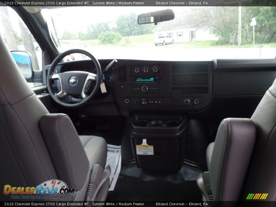 2019 Chevrolet Express 2500 Cargo Extended WT Summit White / Medium Pewter Photo #33