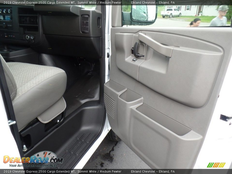 2019 Chevrolet Express 2500 Cargo Extended WT Summit White / Medium Pewter Photo #34