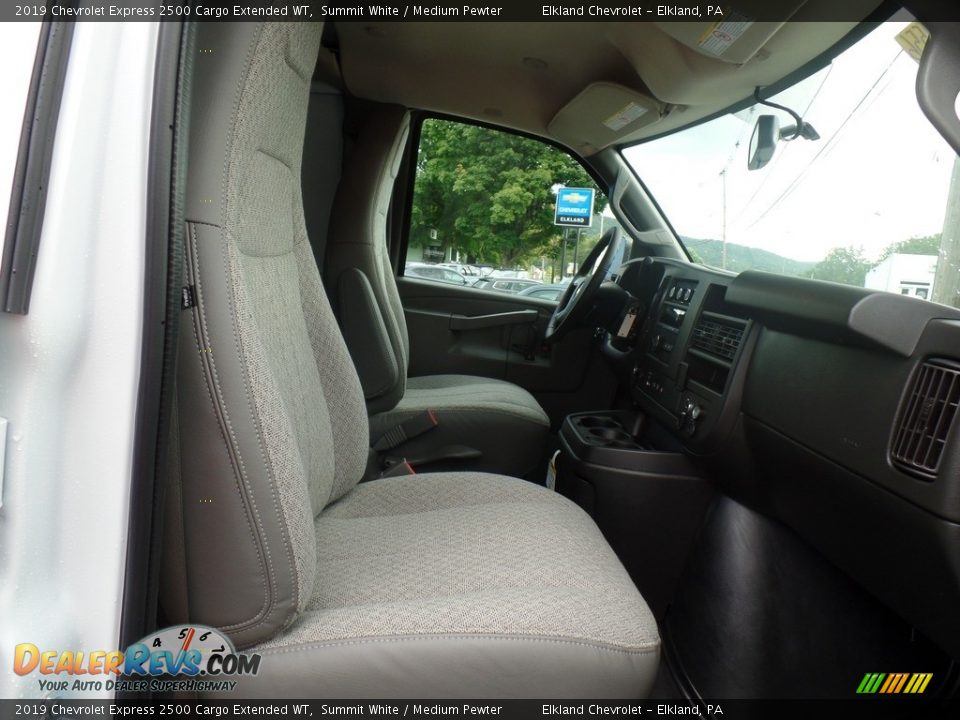 2019 Chevrolet Express 2500 Cargo Extended WT Summit White / Medium Pewter Photo #35