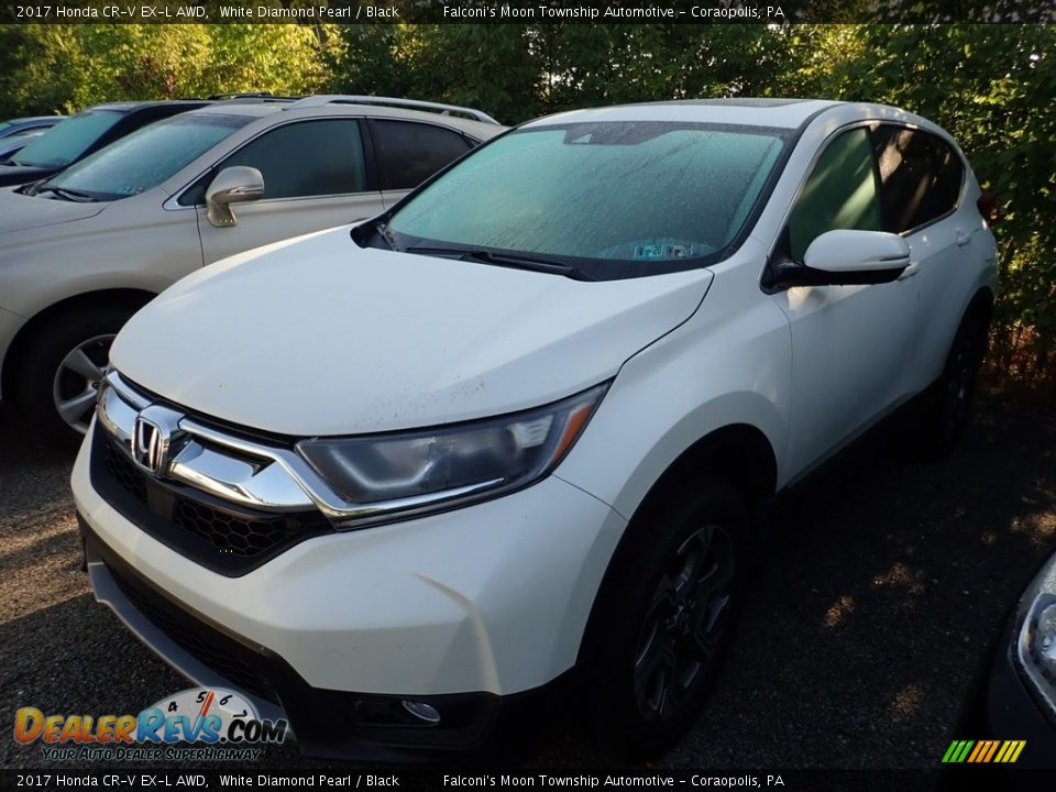 2017 Honda CR-V EX-L AWD White Diamond Pearl / Black Photo #1