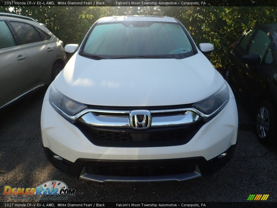2017 Honda CR-V EX-L AWD White Diamond Pearl / Black Photo #3