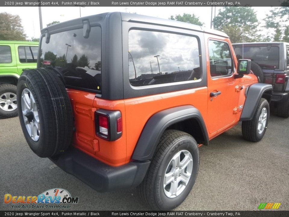 2020 Jeep Wrangler Sport 4x4 Punkn Metallic / Black Photo #5
