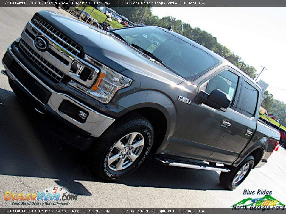 2019 Ford F150 XLT SuperCrew 4x4 Magnetic / Earth Gray Photo #31