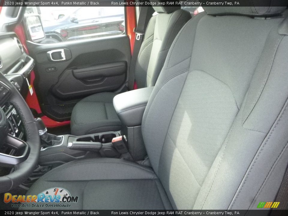 Front Seat of 2020 Jeep Wrangler Sport 4x4 Photo #11