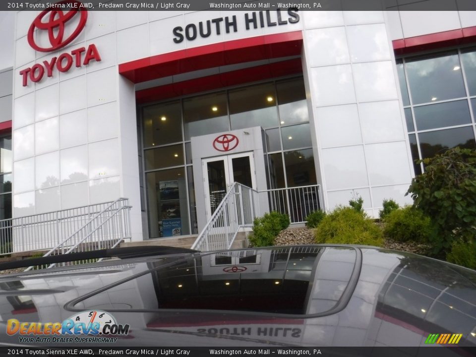 2014 Toyota Sienna XLE AWD Predawn Gray Mica / Light Gray Photo #3