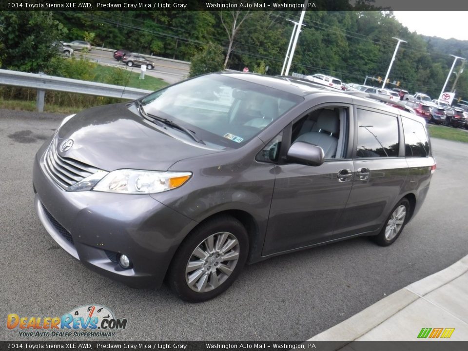 2014 Toyota Sienna XLE AWD Predawn Gray Mica / Light Gray Photo #5