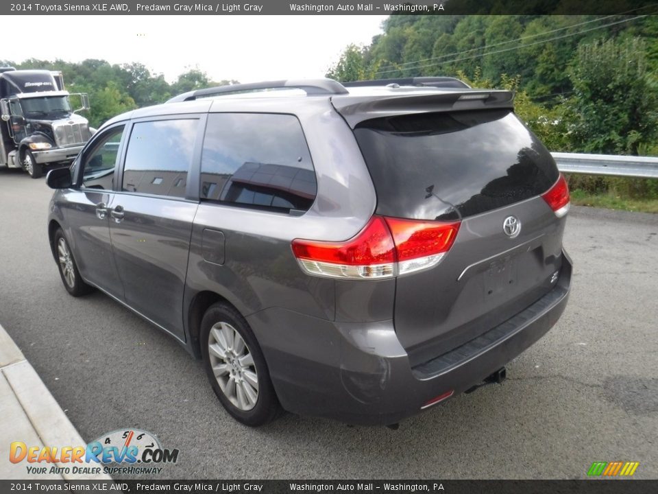 2014 Toyota Sienna XLE AWD Predawn Gray Mica / Light Gray Photo #6