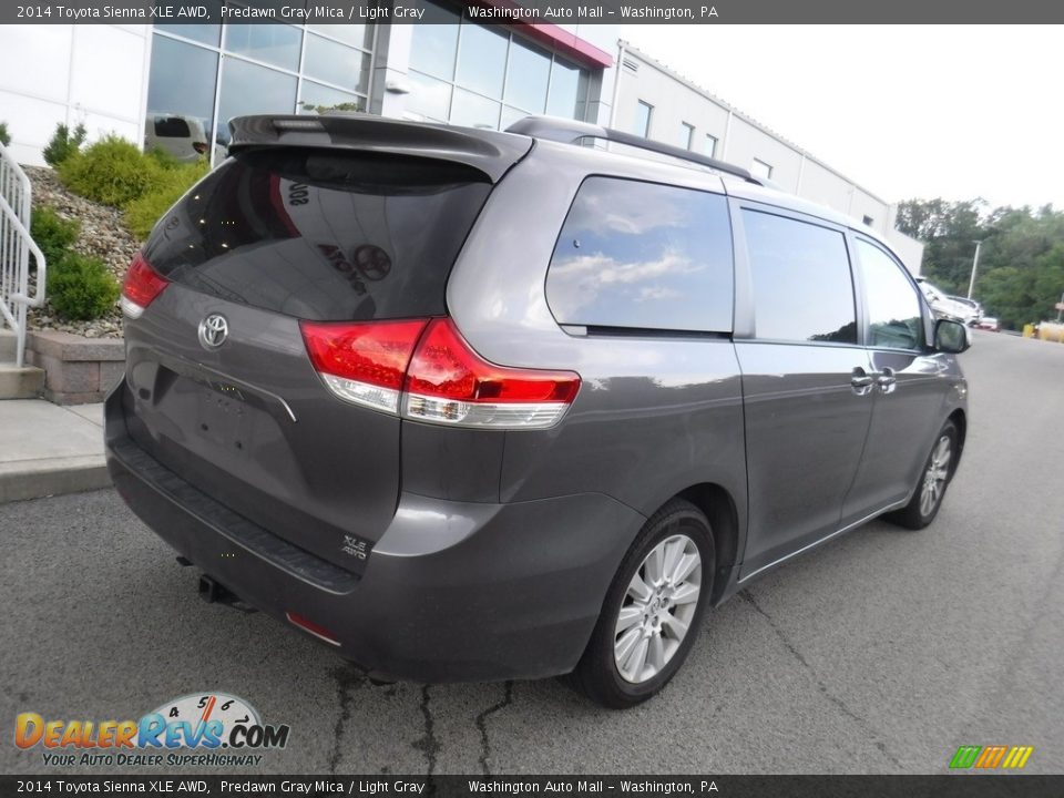 2014 Toyota Sienna XLE AWD Predawn Gray Mica / Light Gray Photo #8