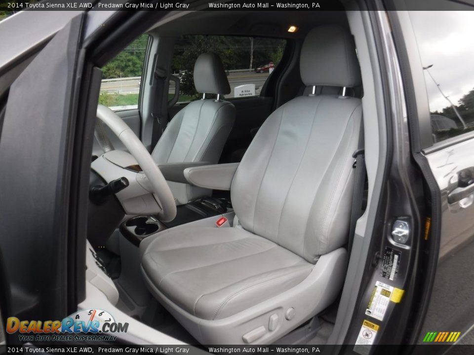 2014 Toyota Sienna XLE AWD Predawn Gray Mica / Light Gray Photo #12