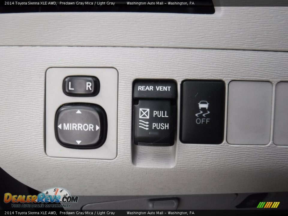 2014 Toyota Sienna XLE AWD Predawn Gray Mica / Light Gray Photo #14
