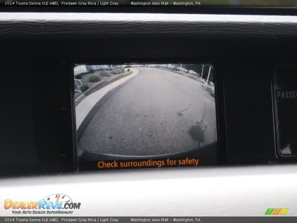 2014 Toyota Sienna XLE AWD Predawn Gray Mica / Light Gray Photo #19