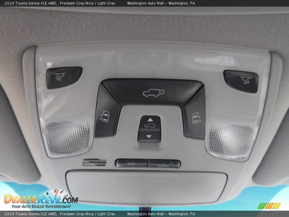2014 Toyota Sienna XLE AWD Predawn Gray Mica / Light Gray Photo #20