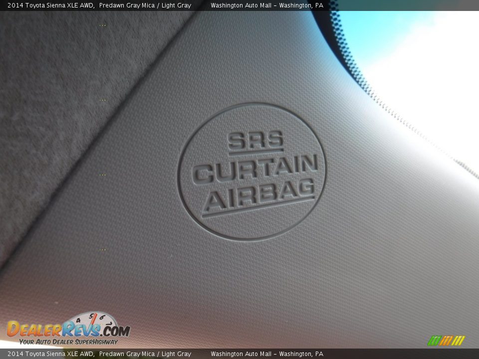 2014 Toyota Sienna XLE AWD Predawn Gray Mica / Light Gray Photo #21