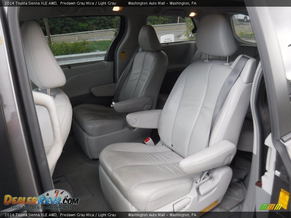 2014 Toyota Sienna XLE AWD Predawn Gray Mica / Light Gray Photo #23