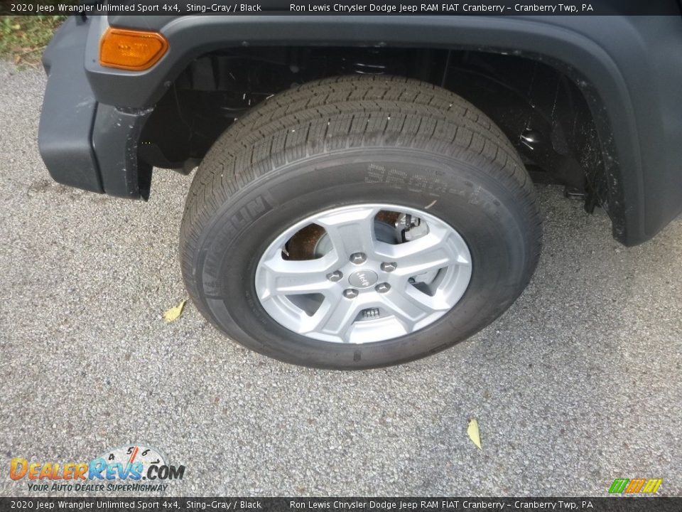 2020 Jeep Wrangler Unlimited Sport 4x4 Sting-Gray / Black Photo #3
