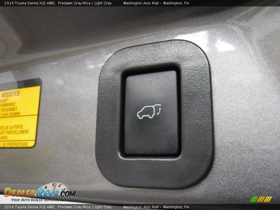 2014 Toyota Sienna XLE AWD Predawn Gray Mica / Light Gray Photo #26