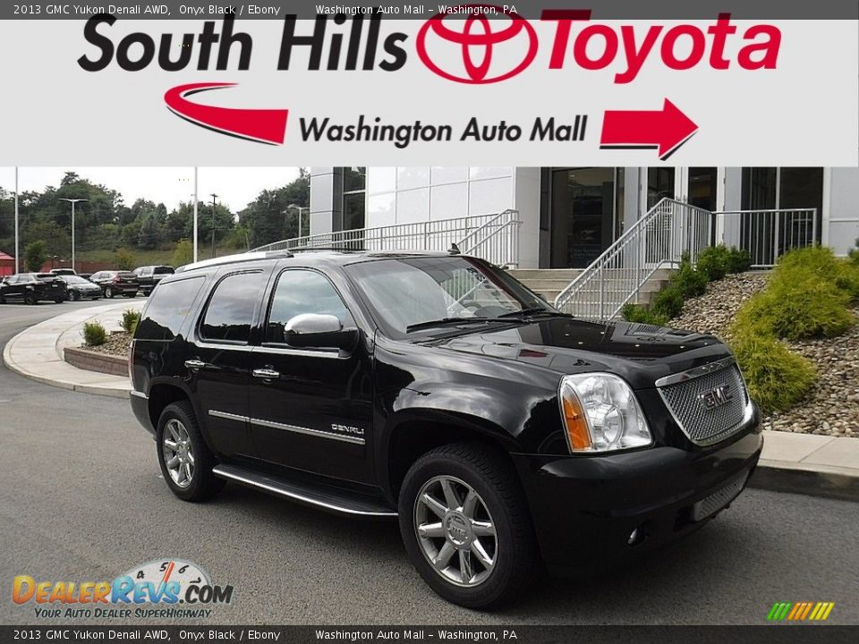 2013 GMC Yukon Denali AWD Onyx Black / Ebony Photo #1
