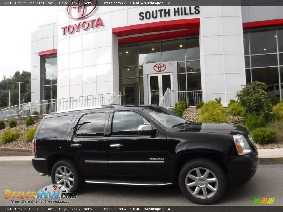 2013 GMC Yukon Denali AWD Onyx Black / Ebony Photo #2
