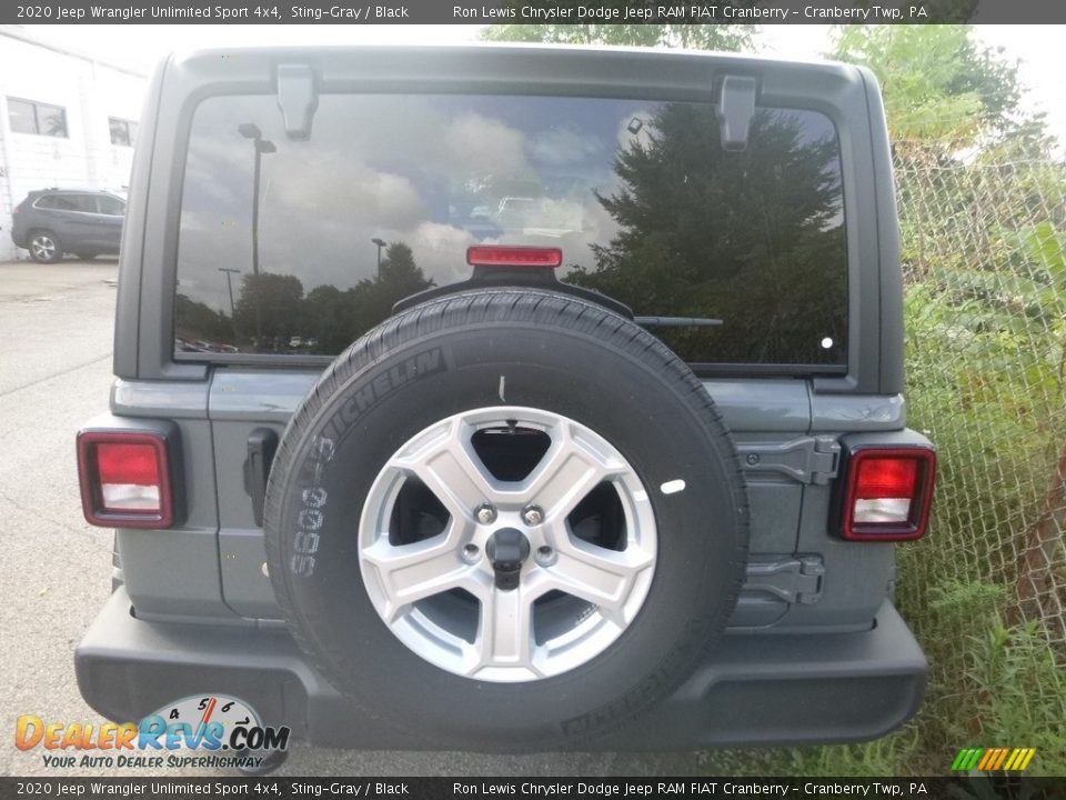 2020 Jeep Wrangler Unlimited Sport 4x4 Sting-Gray / Black Photo #8