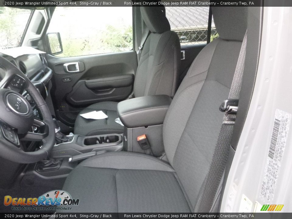 2020 Jeep Wrangler Unlimited Sport 4x4 Sting-Gray / Black Photo #10